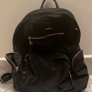 TUMI CARSON BACKPACK - voyageur - black/gold
